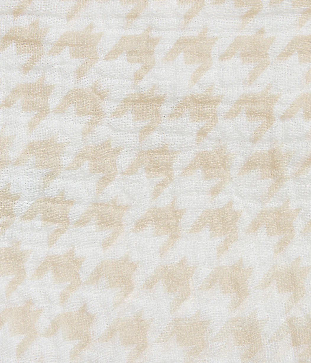 Baby Bath Bundle | Hooded Towel, Wash Cloth | Houndstooth - Image 4