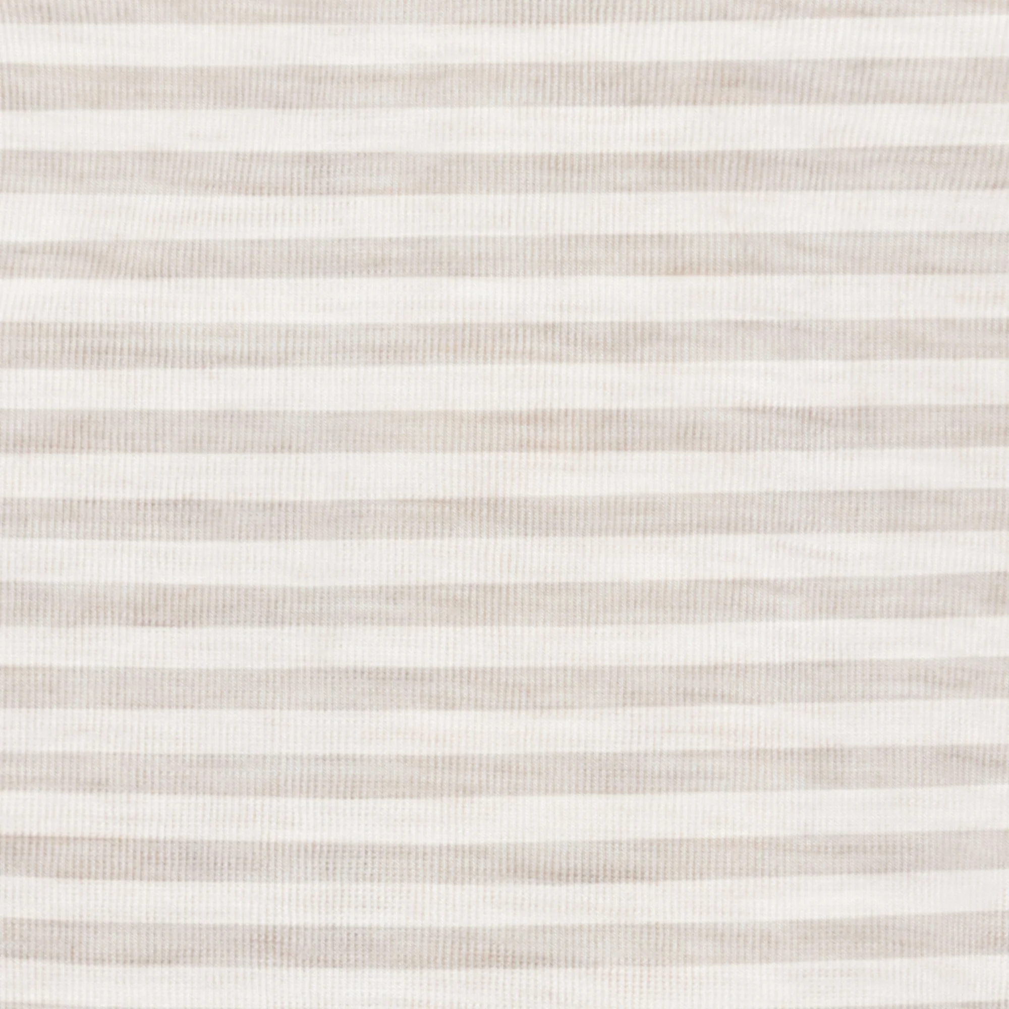 Bodysuit Long Sleeve Merino Wool Oatmeal Stripe - Image 4