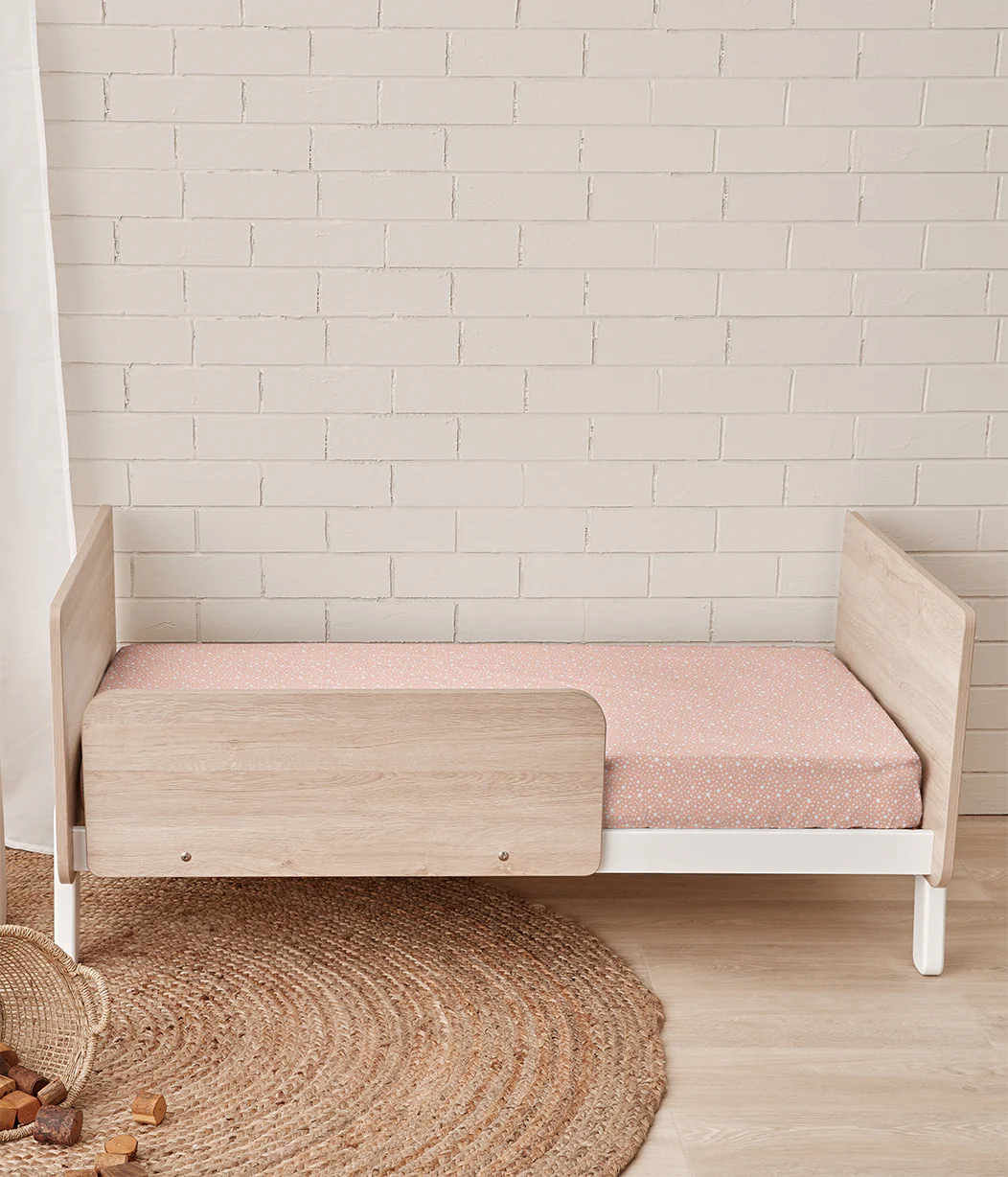 Fitted Cot/Crib Sheet Twin Pack Cotton Pink - Image 7