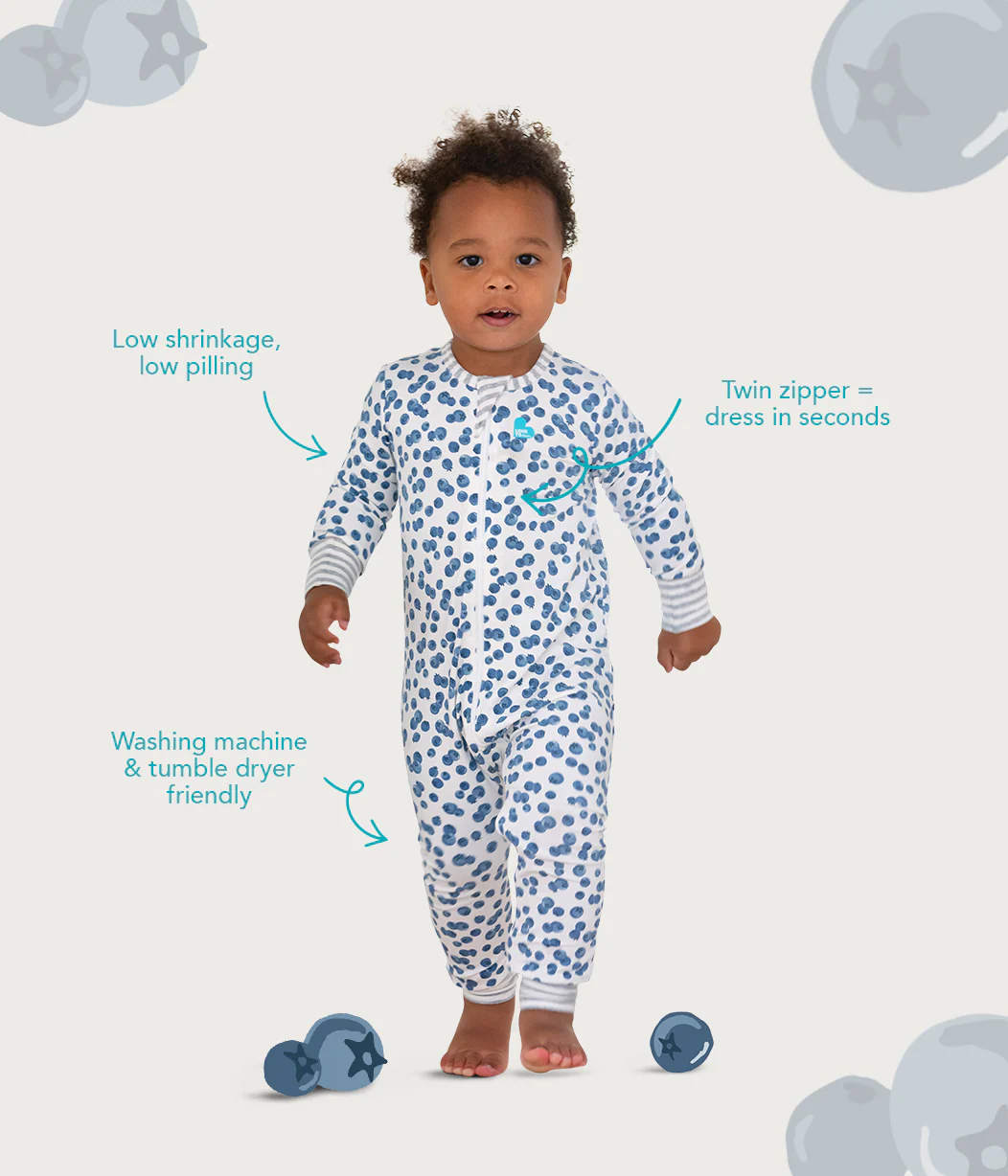 Footless Romper Cotton Olive Chicken Run - Image 4