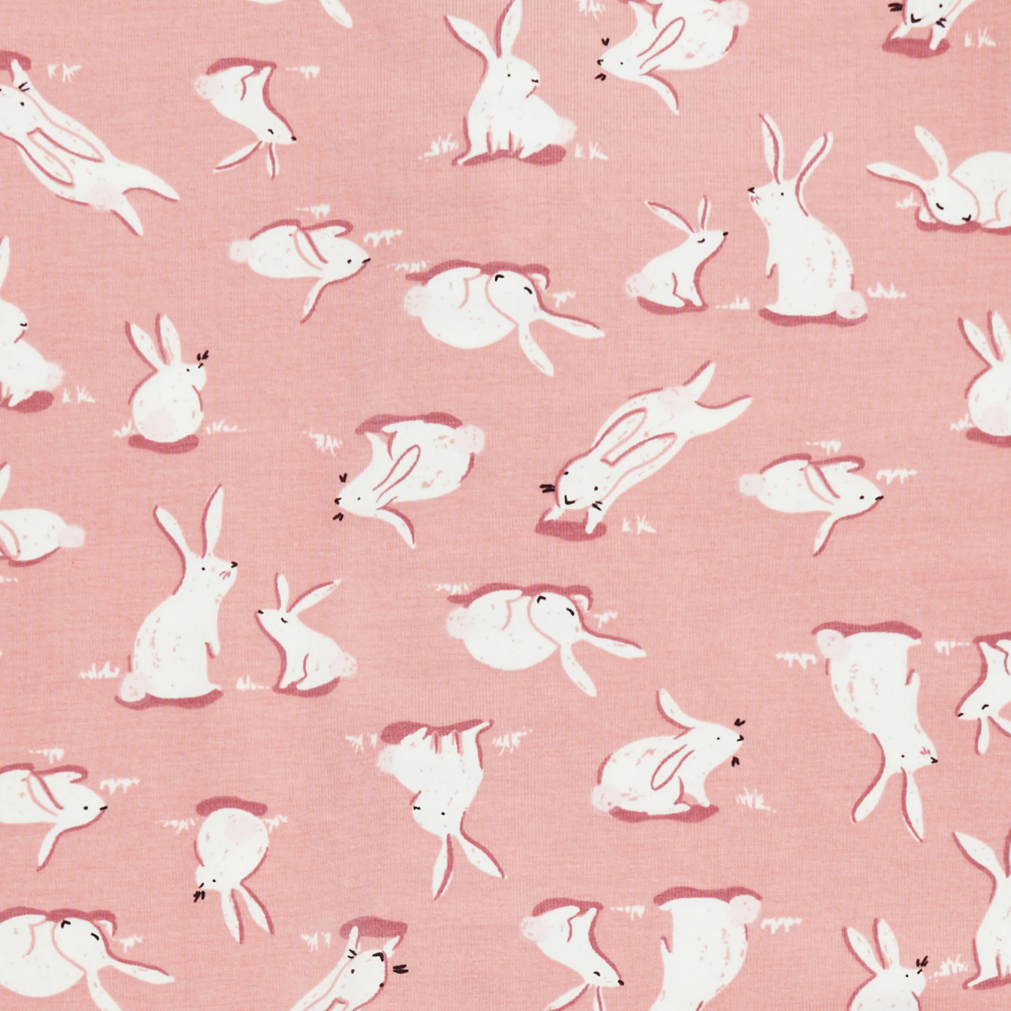 Footless Romper Cotton Pink Cottontail - Image 3