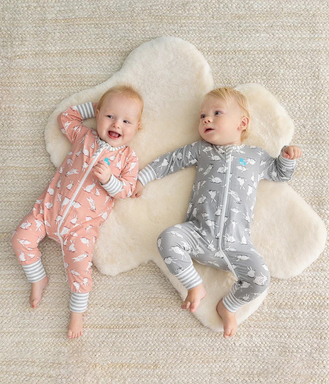 Footless Romper Cotton Pink Cottontail - Image 5