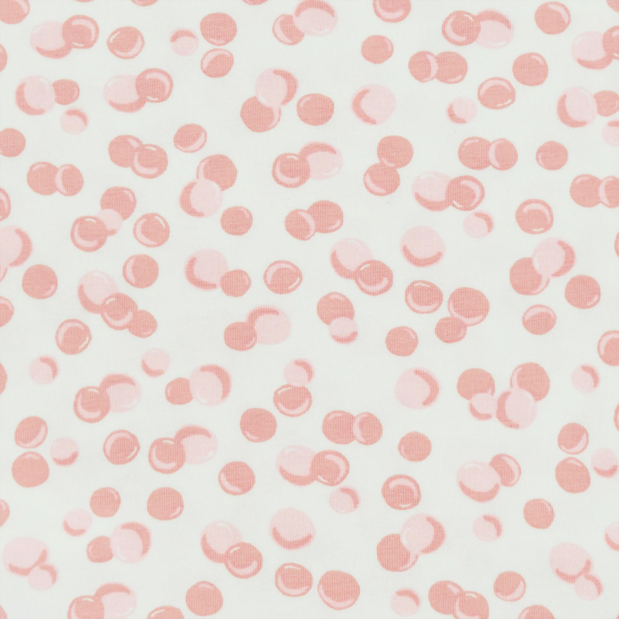 Footless Romper Cotton Rose Bubbles - Image 3