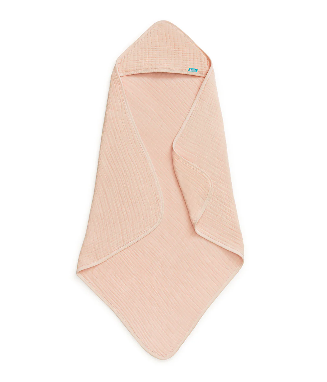 Hooded Towel Muslin Blush - Image 3