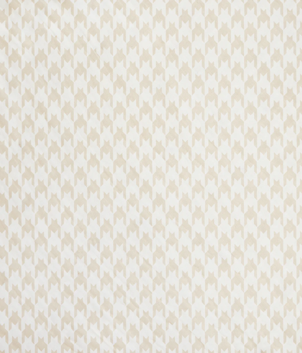 Hooded Towel Muslin Tan Houndstooth - Image 4