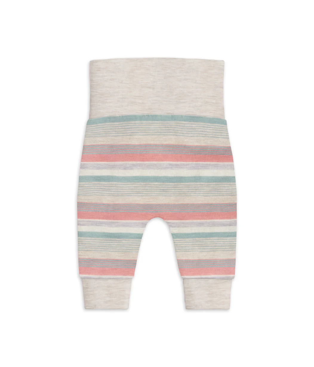 Leggings Merino Wool Olive Stripe - Image 4