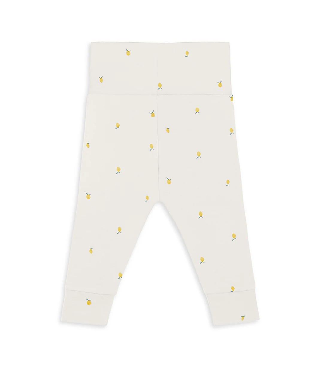 Leggings Viscose from Bamboo Cream Lemons - Image 3