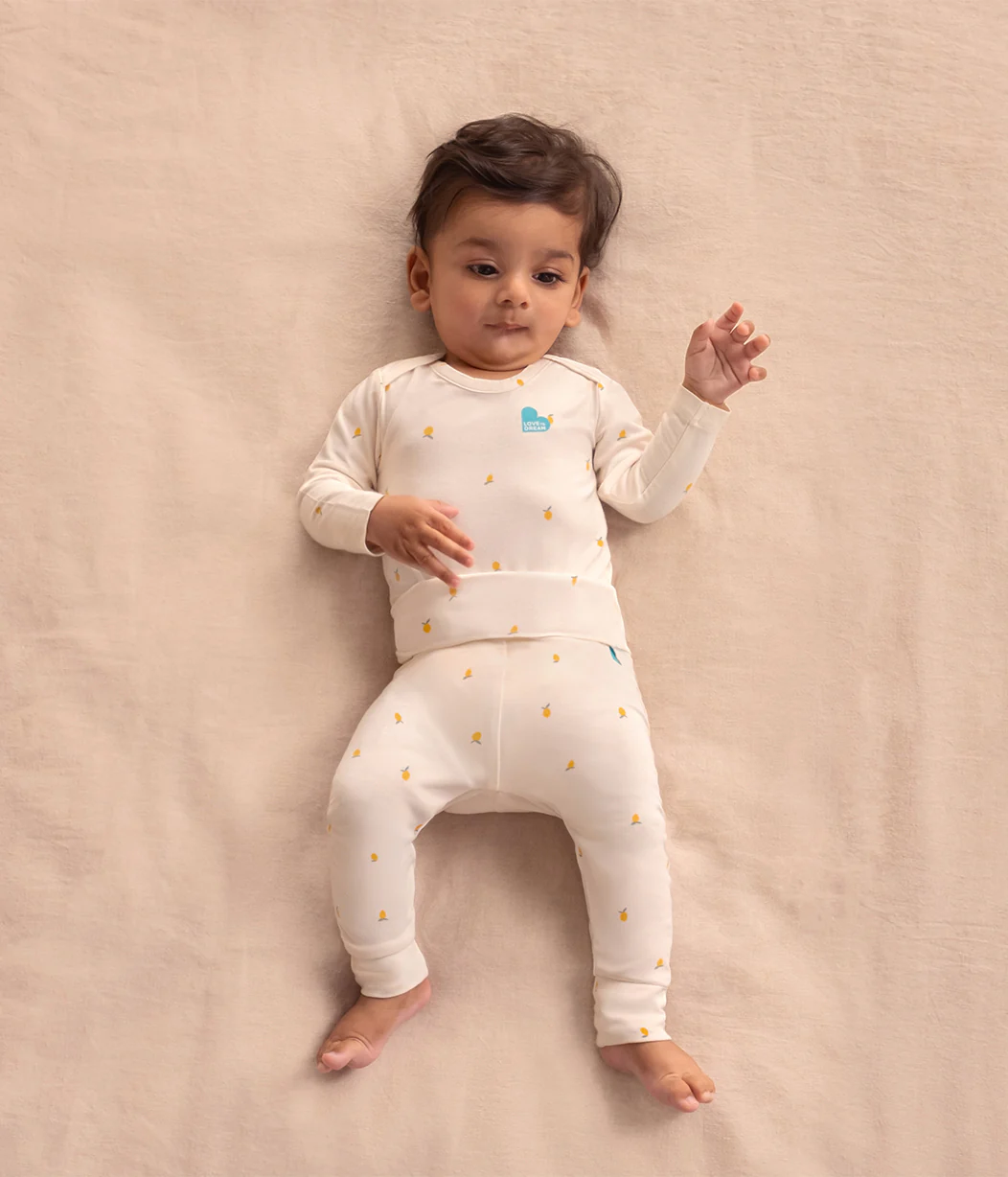 Leggings Viscose from Bamboo Cream Lemons - Image 5