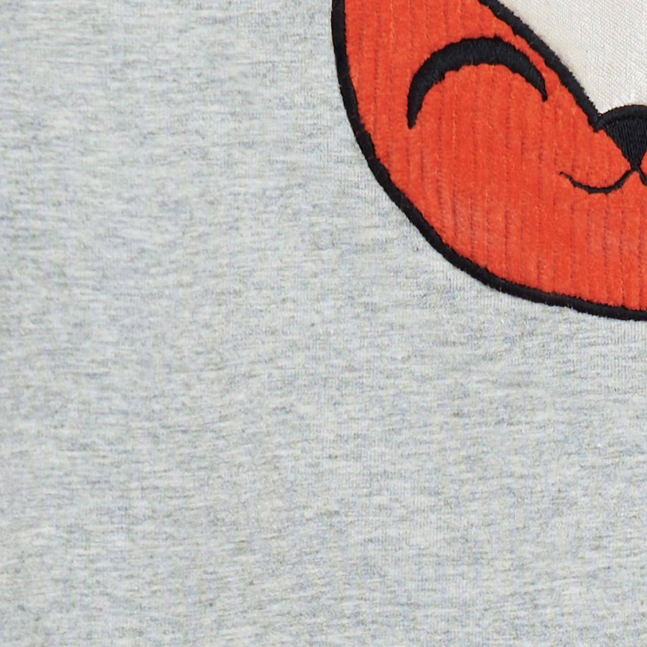 Self-Soothing Footless Romper Cotton Orange Lyric The Fox™ - Image 3