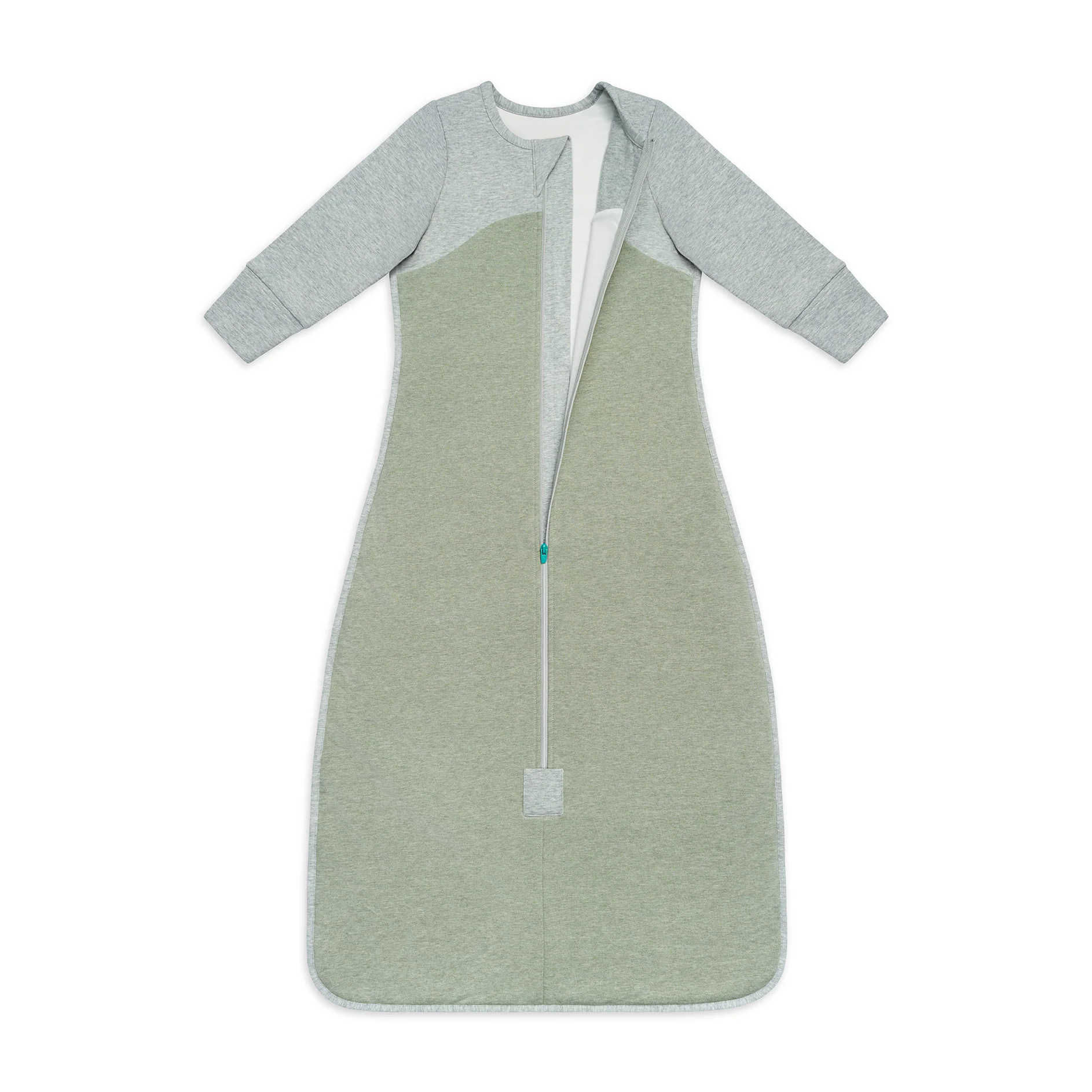 Sleep Bag Long Sleeve 1.0 TOG Organic Cotton Olive - Image 4