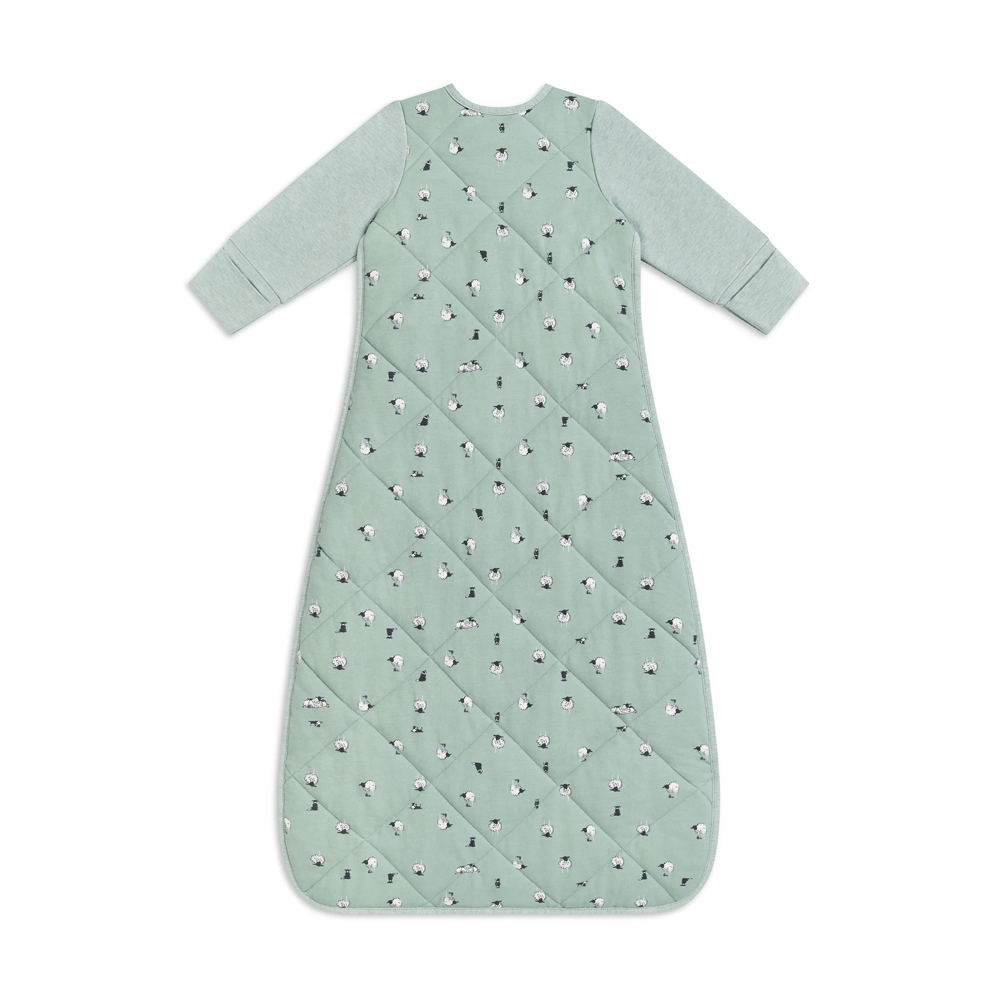 Sleep Bag Long Sleeve 2.5 TOG Organic Cotton/Merino Wool Olive Lamb's Best Friend - Image 3