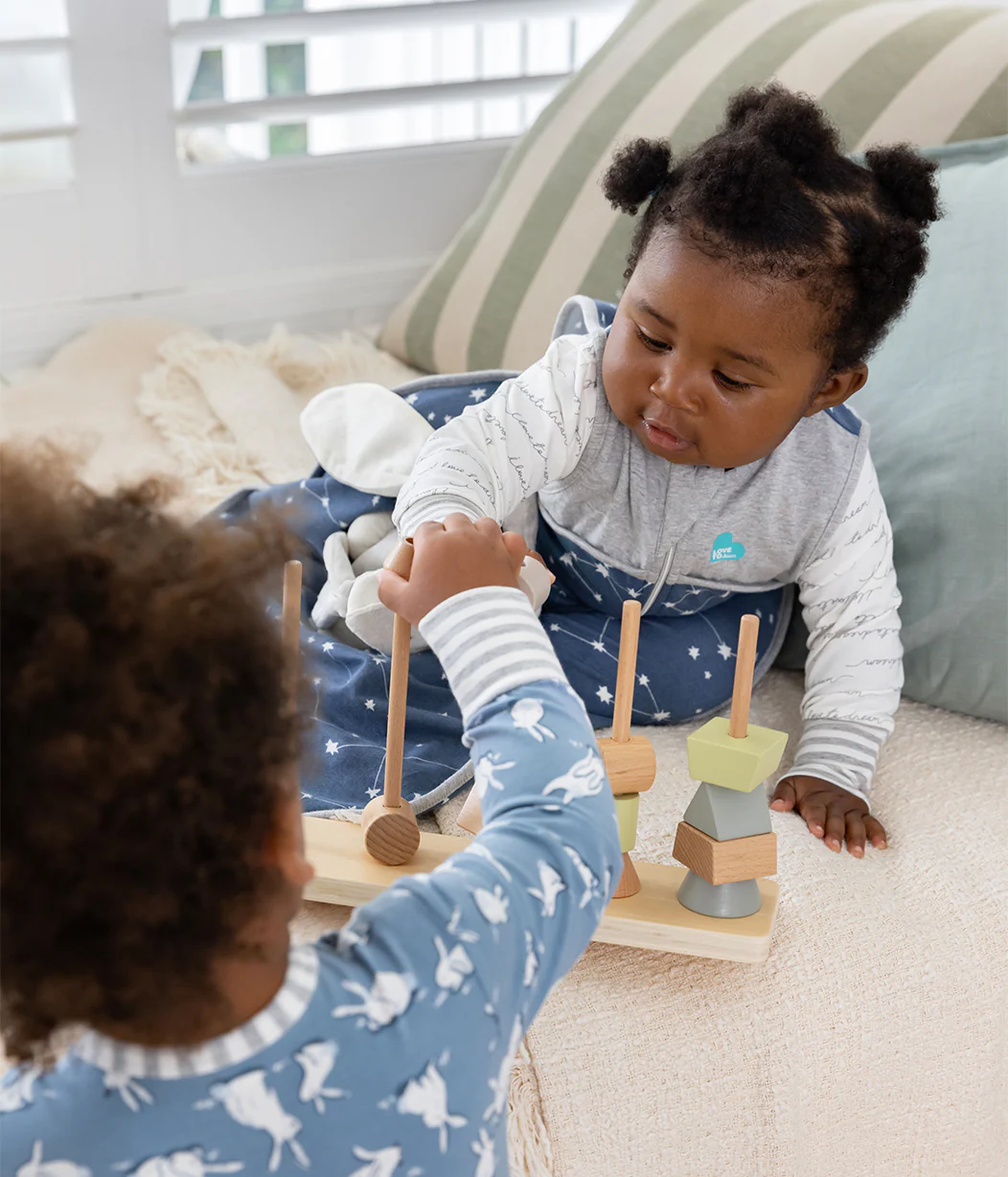 Sleep Bag Sleeveless 0.2 TOG Organic Cotton Denim Stellar - Image 4