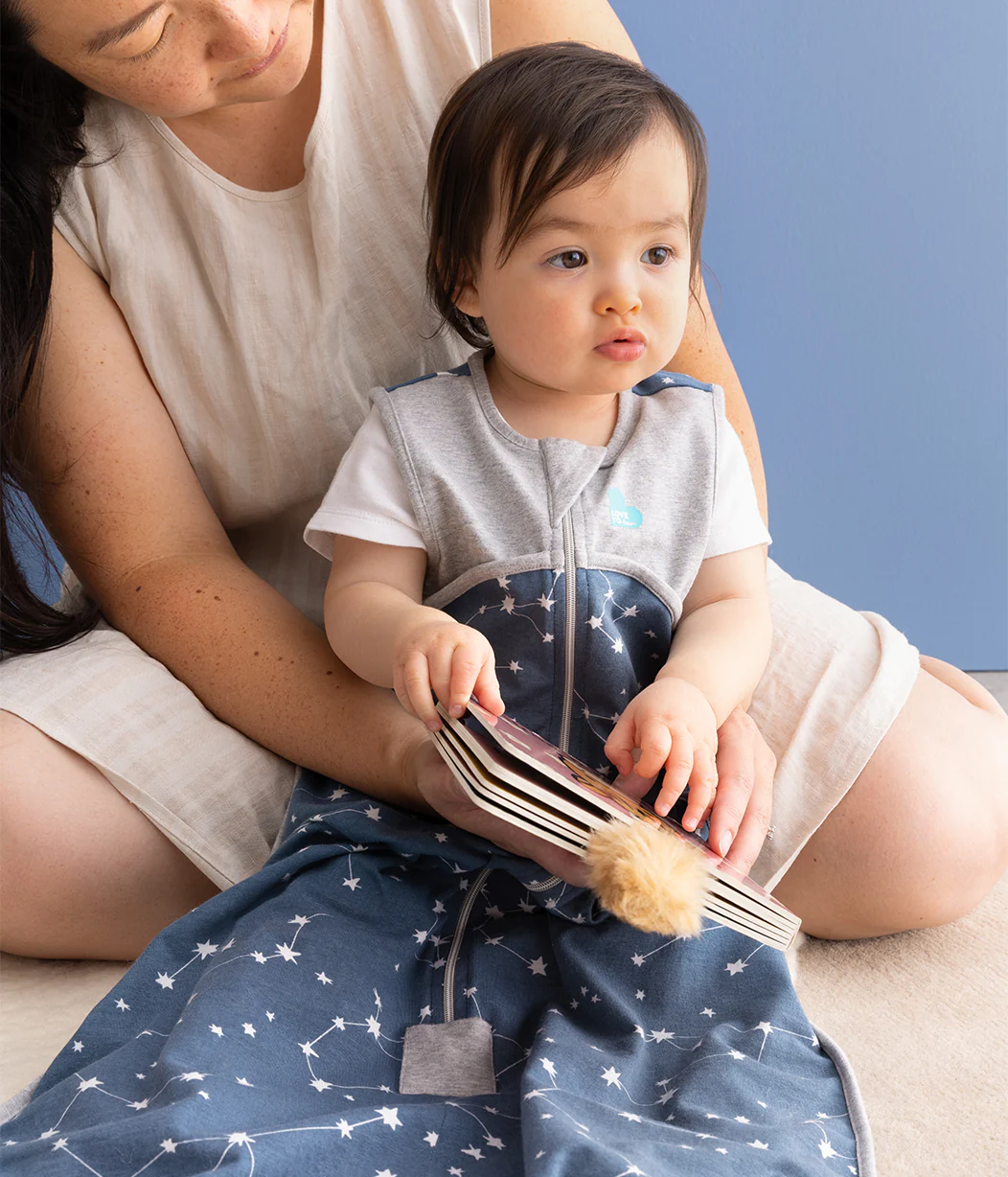 Sleep Bag Sleeveless 0.2 TOG Organic Cotton Denim Stellar - Image 6