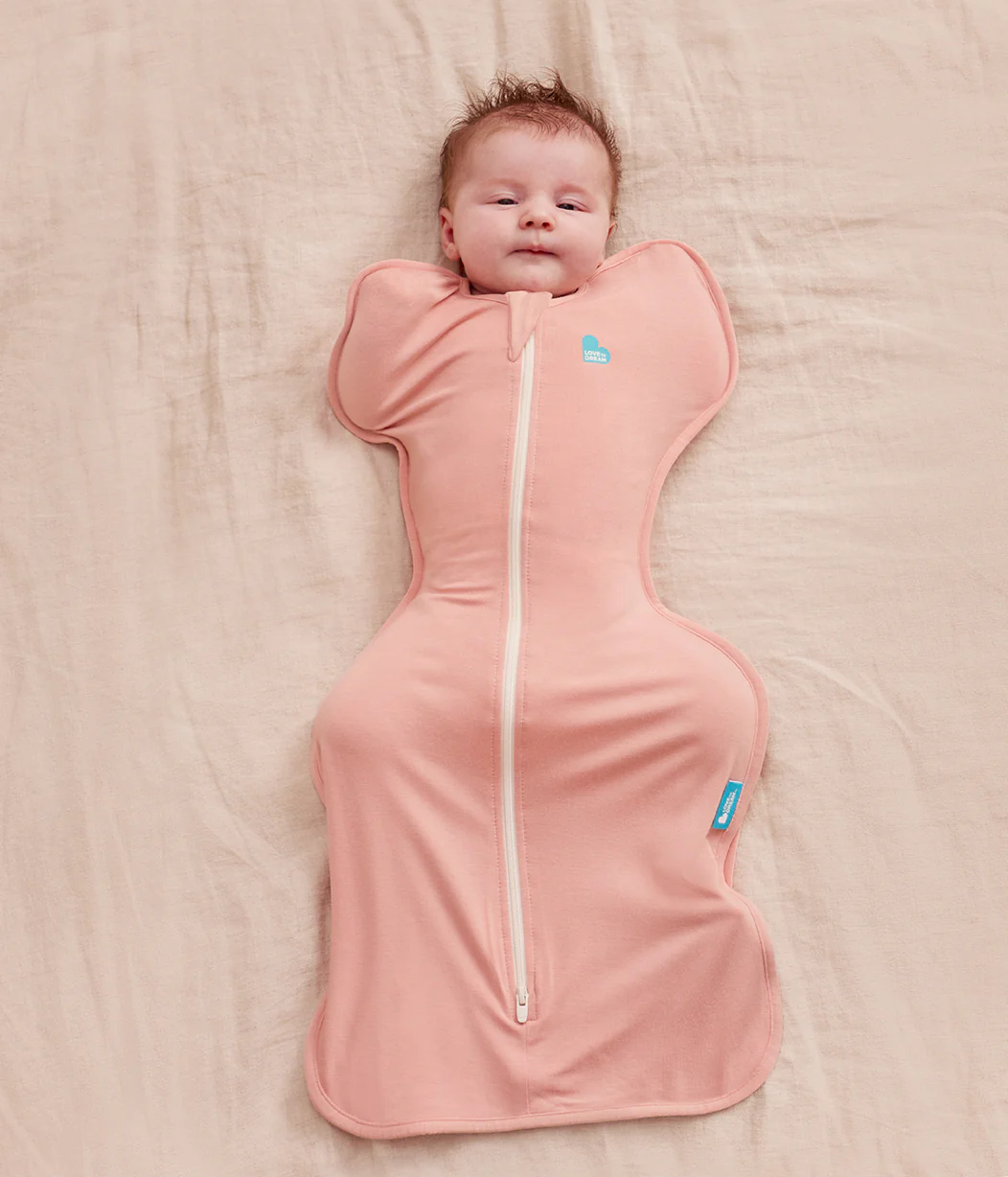 Sleep Machine Swaddle Up Starter Bundle | 1.0 TOG | Powder Pink Twinkle | Light Rose - Image 4