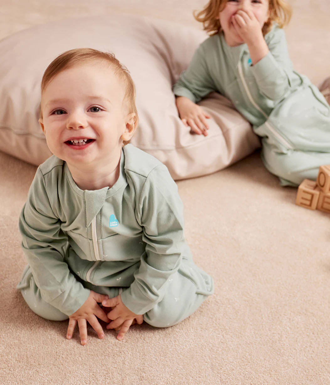 Sleep Suit Long Sleeve 1.5 TOG Cotton Olive Twigs - Image 11