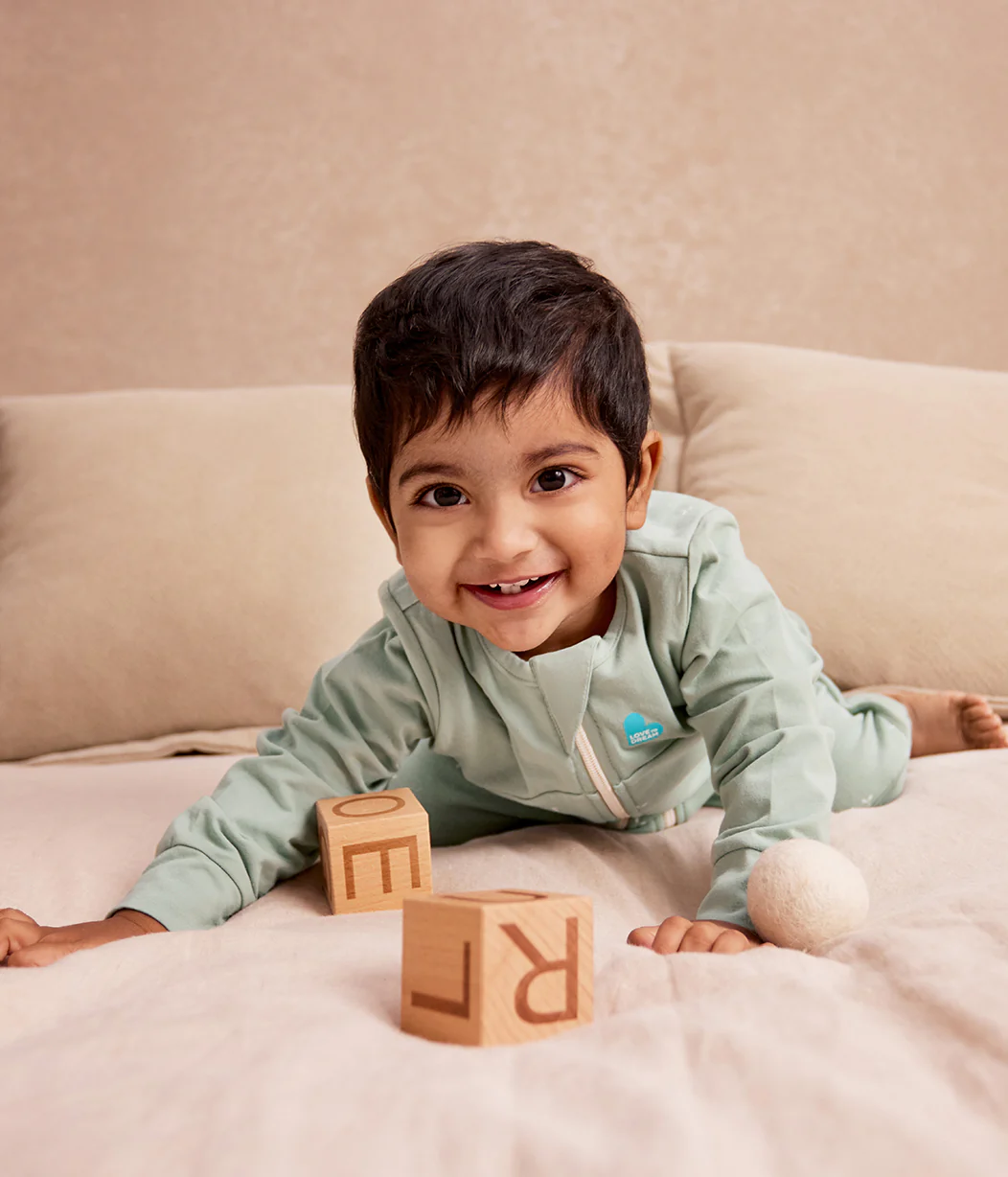 Sleep Suit Long Sleeve 1.5 TOG Cotton Olive Twigs - Image 6