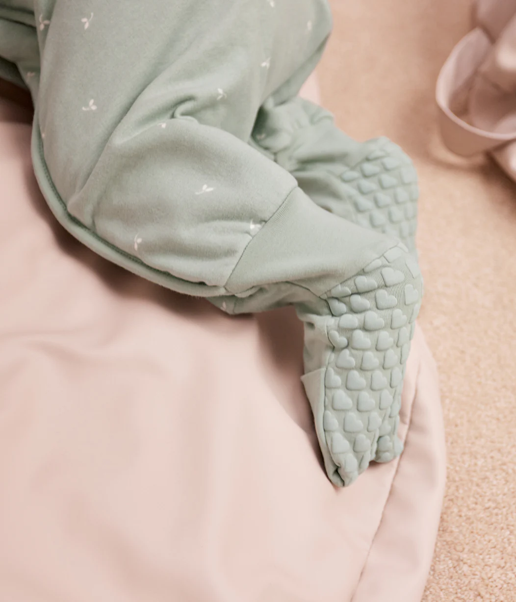 Sleep Suit Long Sleeve 1.5 TOG Cotton Olive Twigs - Image 7