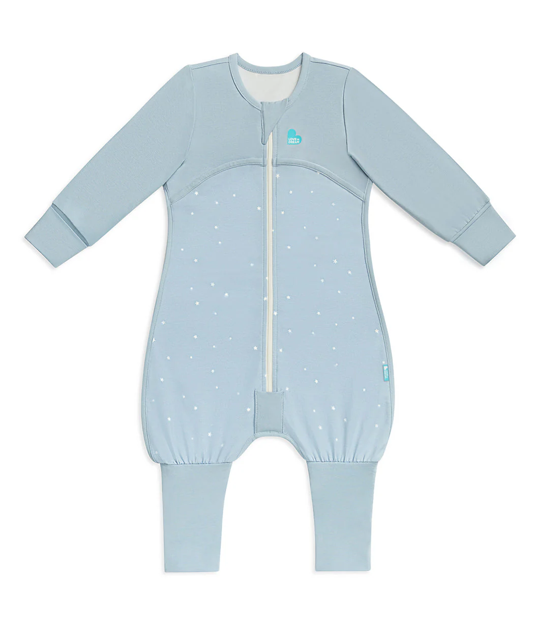 Sleep Suit & Pyjama Bundle | 1.0 TOG | Powder Blue Twinkle | Blue Turtally - Image 3