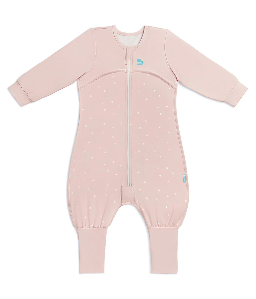 Sleep Suit & Pyjama Bundle | 1.0 TOG | Powder Pink Twinkle | Blush Cherries - Image 3