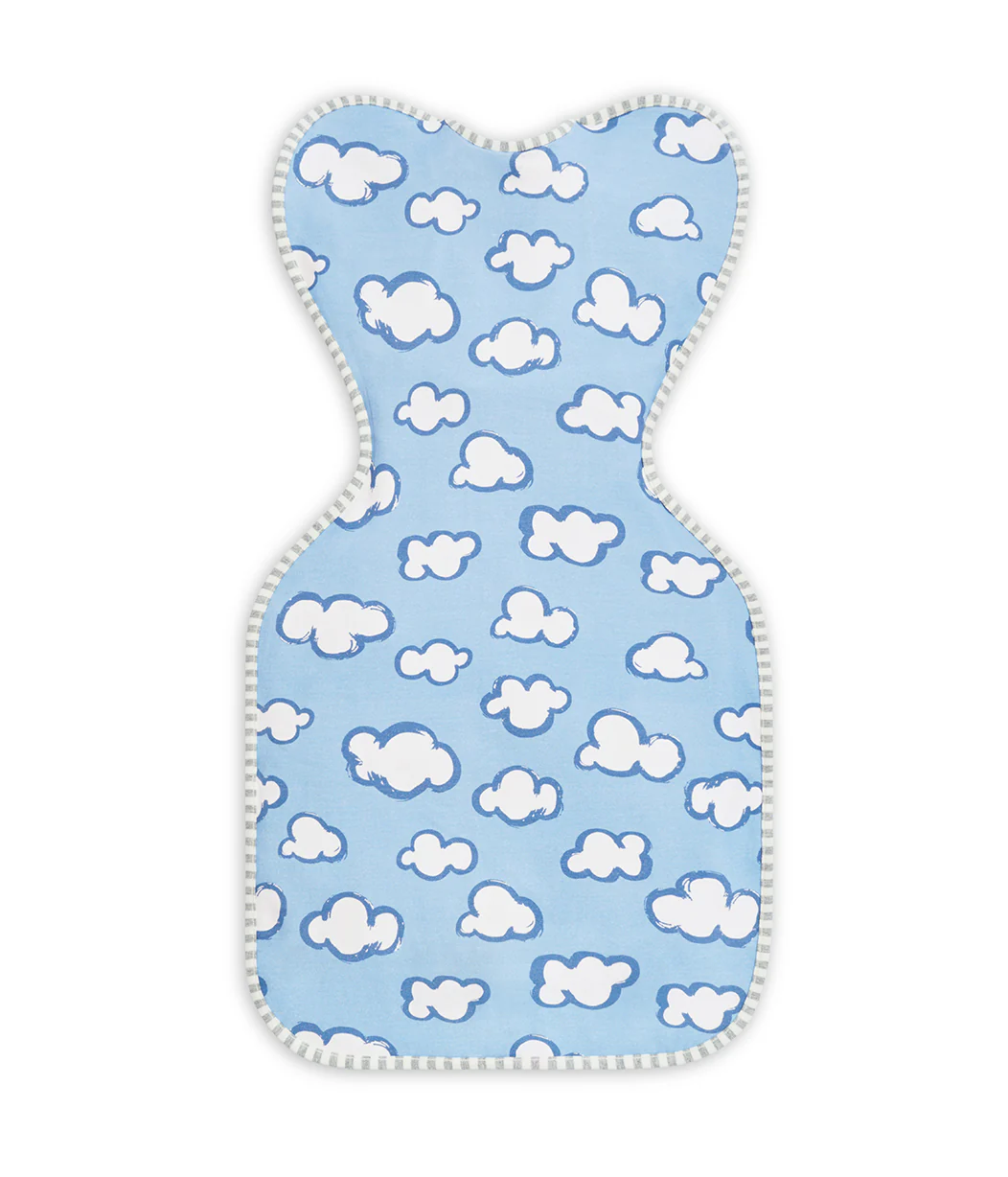Swaddle Up™ 1.0 TOG Cotton Dusty Blue Daydream - Image 4