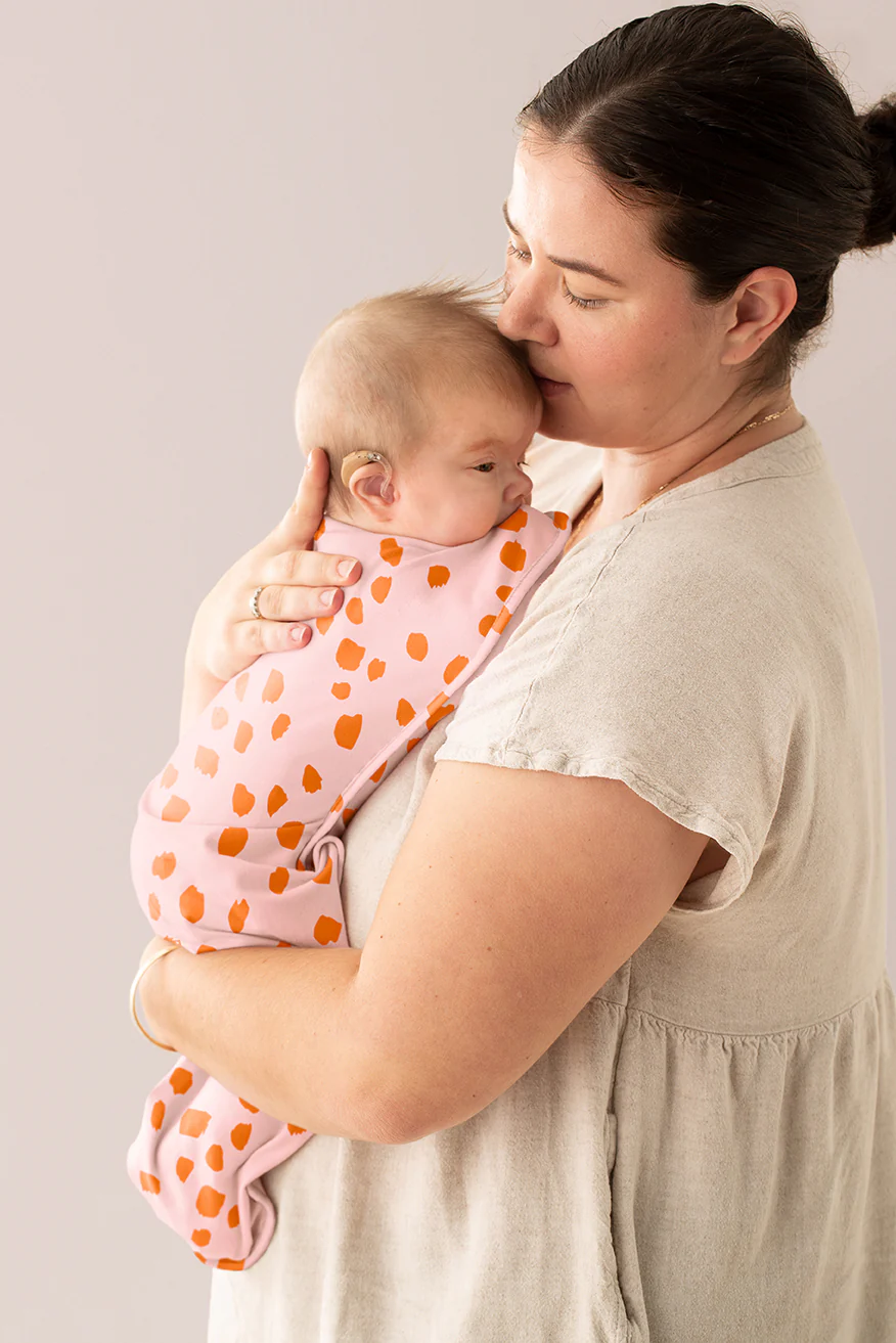 Swaddle Up™ 1.0 TOG Cotton Light Pink Jumbo Animal - Image 6