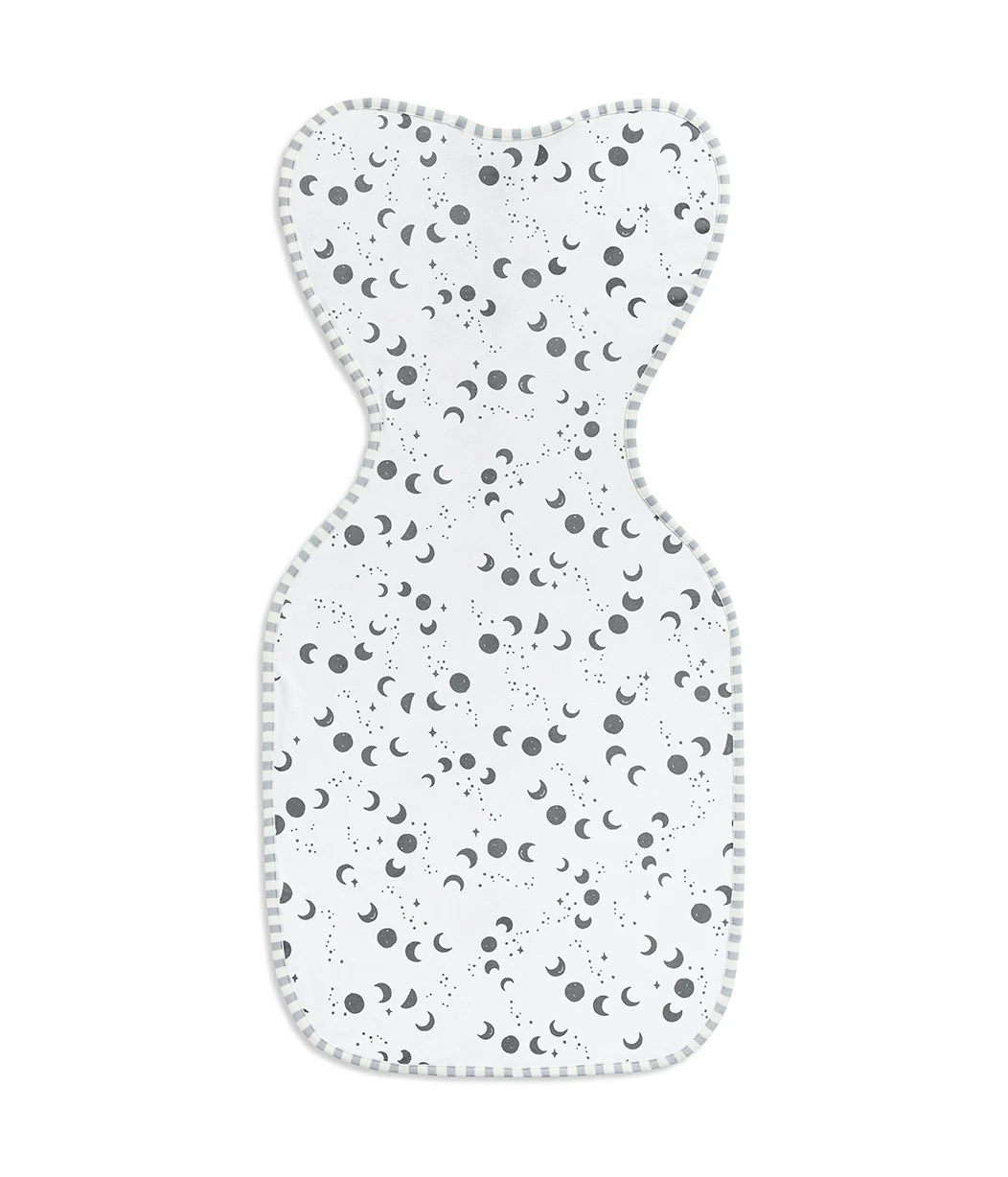 Swaddle Up™ 0.2 TOG Viscose from Bamboo White Moonscape - Image 4