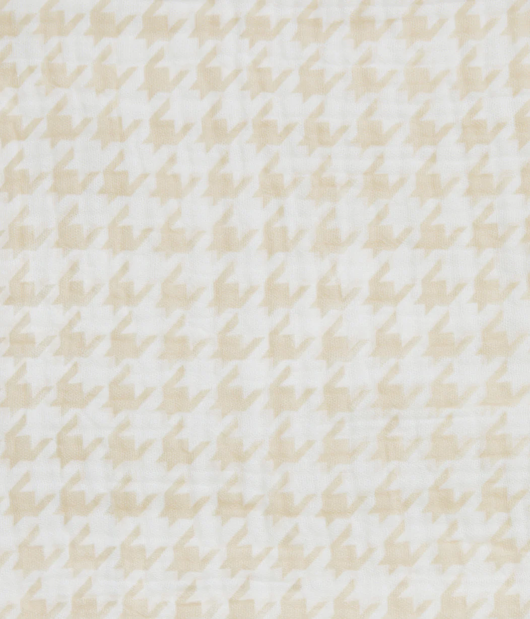 Wash Cloth 3 Pack Muslin White Mini Cloud Bunnies - Image 3